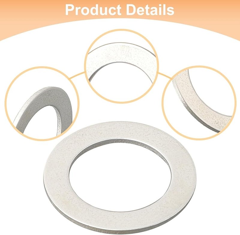 Circular Saw Blade Reduction Conversion Ring Adapter Set 30 20mm Metal Bushing - Image 4