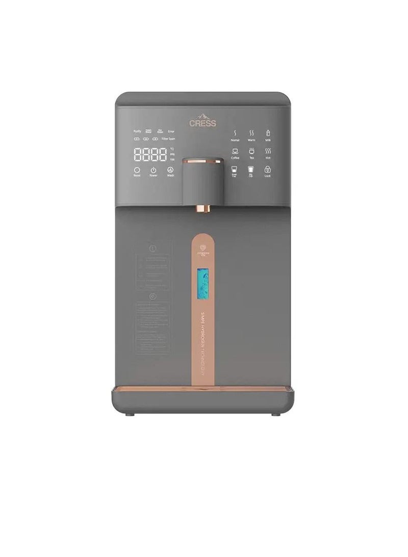 CRESS CRESS - RhonePLUS Water Purifier Hydrogen-Rich Advanced Filteration RO Hot/Cold Dispenser With Direct Tap Water - Counter-top Perfect for Home and Office  - Image 1
