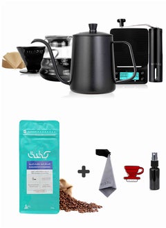 V60 Pour Over Coffee Set 7 Piece Drip Coffee Maker Set Hand Brewing Coffee Accessories Kit