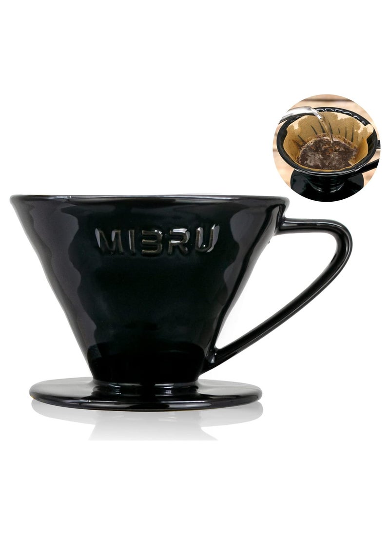 MIBRU - V60 Pour Over Coffee Set 7 Piece Drip Coffee Maker Set Hand Brewing Coffee Accessories Kit - Image 1