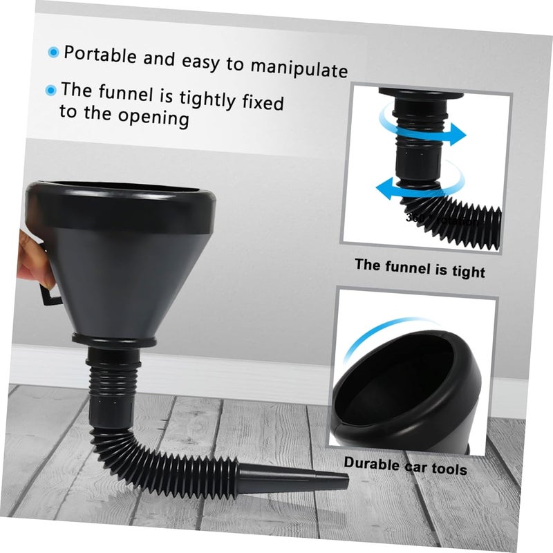 General purpose premium build IMIKEYA 2pcs Wide Mouth Fuel Funnel with Filtered Black and Flexible Red Hose Automotive Plastic Filling Funnels for Oil Gasoline Kerosene Engine Fluids Spill Resistant and Hands Design Popular across all KSA cities Practical design alternatives Processed natural substance Reliable quality Gulf approved global quality Simple multifunctional build All need matching options New season item Daily wear upgraded resistant material Modern practical shape Yearly optimized delivery route General standard crafted Home & travel essential Classic modern blend design Global sizing options High strength upgraded material All choice modern design Balanced weight Reliable daily use design Daily universal pick Scratch resistant Global standard quality Easy handling optimized design Slow wear optimized quality - Image 4