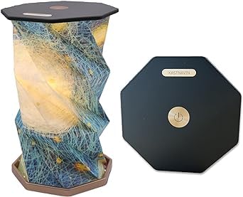 Kanak Mall 2023 New Night Light Touch Bedside Table Lamp Magnetic Portable Night Light Dimmable Folding Decorative Light with USB Rechargeable Christmas Gifts for Women Men Mom Dad - Image 1