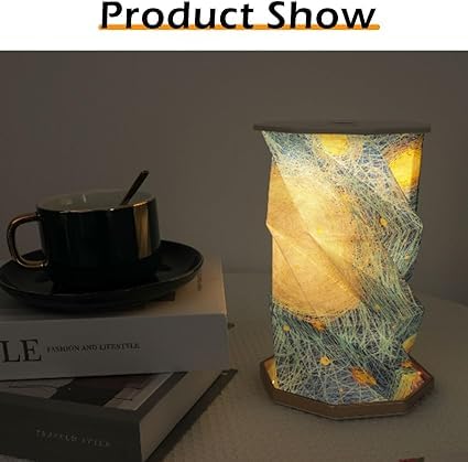 Kanak Mall 2023 New Night Light Touch Bedside Table Lamp Magnetic Portable Night Light Dimmable Folding Decorative Light with USB Rechargeable Christmas Gifts for Women Men Mom Dad - Image 4
