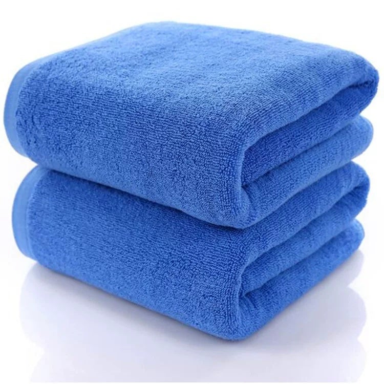 Beauty salon pure cotton bath towel foot massage shop hotel-specific fire therapy flame retardant cotton large towel bath can be embroidered Logo - Image 1