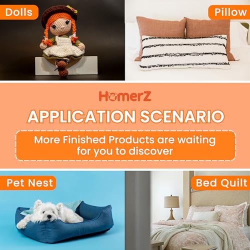 Homerz High Quailty Polyester Fiber | Extra Cushioning | Fiber for Filling Cushions,Pillows,Toys&Quilts (500 gm) - Image 4