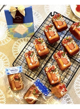 10 Cup Financier Cake Baking Pan Mini Brownie Bite Square Muffin Cupcake Small Banana Bread Loaf Meatloaf Cornbread Nonstick Madeleine Cookie All Edge Only Corner Individual Tin Tray Mold - view 5