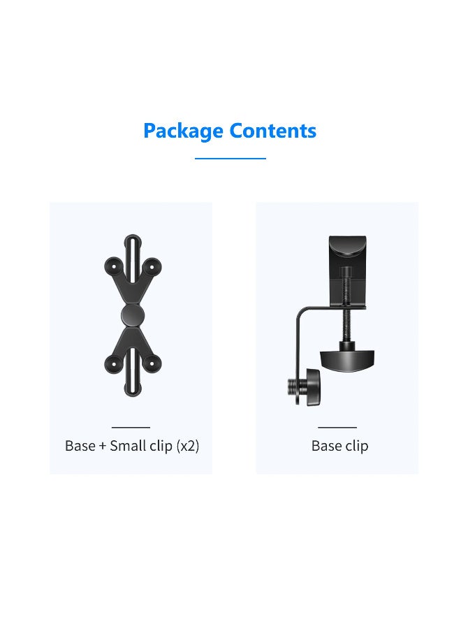 NEEWER Tablet Clamp Holder for iPad/Tablet 6''–11'', Adjustable Viewing Angle, Metal & Plastic Mount for Microphone/Music Stand – Ideal iPad/Tablet Mount for Musicians & Creators - Image 4