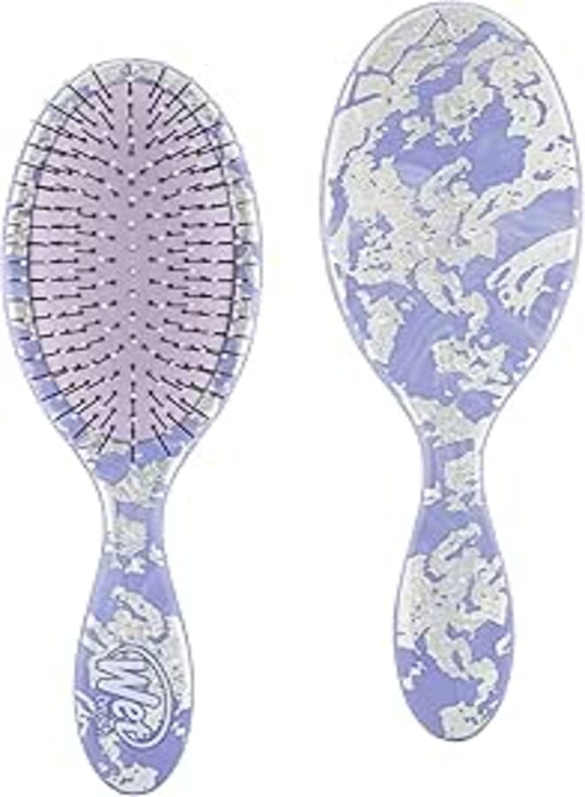 Wet Brush Original Detangling Brush, Lavender (Electric Forest) - Detangler Brush with Soft & Flexible Bristles - Detangling Brush for Curly Hair - Tangle-Free Brush for Straight, Thick, & Wavy Hair
