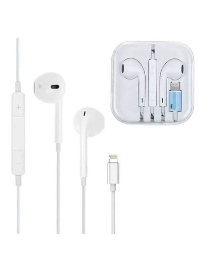 ACLIX Earbuds Headphones Stereo Headphones, Wired Earphones with Microphone and Volume Control, Compatible with iPhone 13/12/11/X/SE/8P/8/7P/7 - Image 1