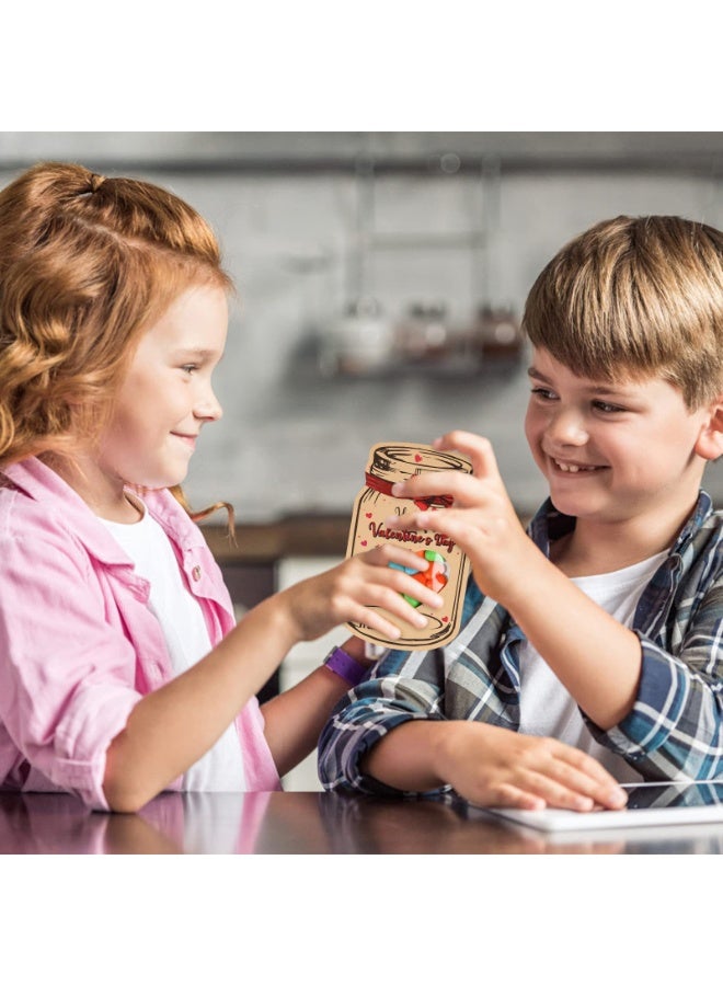 24 قطعة من بطاقات عيد الحب هدية مناسبة للحفلات وتبادل الهدايا وبطاقات المعايدة - Image 4