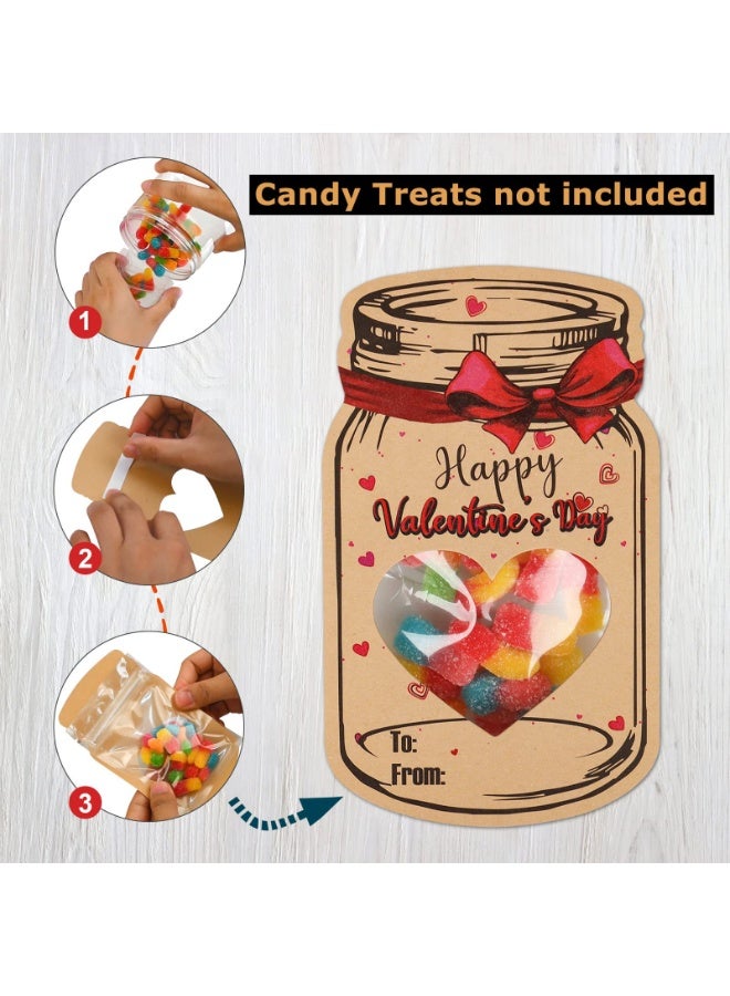 24 قطعة من بطاقات عيد الحب هدية مناسبة للحفلات وتبادل الهدايا وبطاقات المعايدة - Image 2