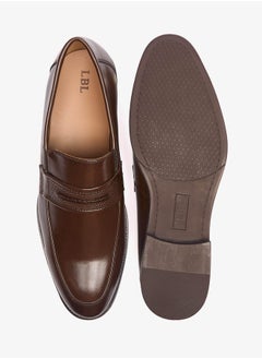 LBL by Shoexpress Men Solid Slip-On Loafers  - Image 4
