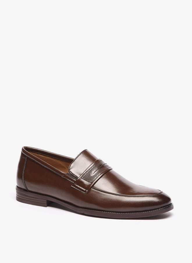 LBL by Shoexpress Men Solid Slip-On Loafers - Image 1