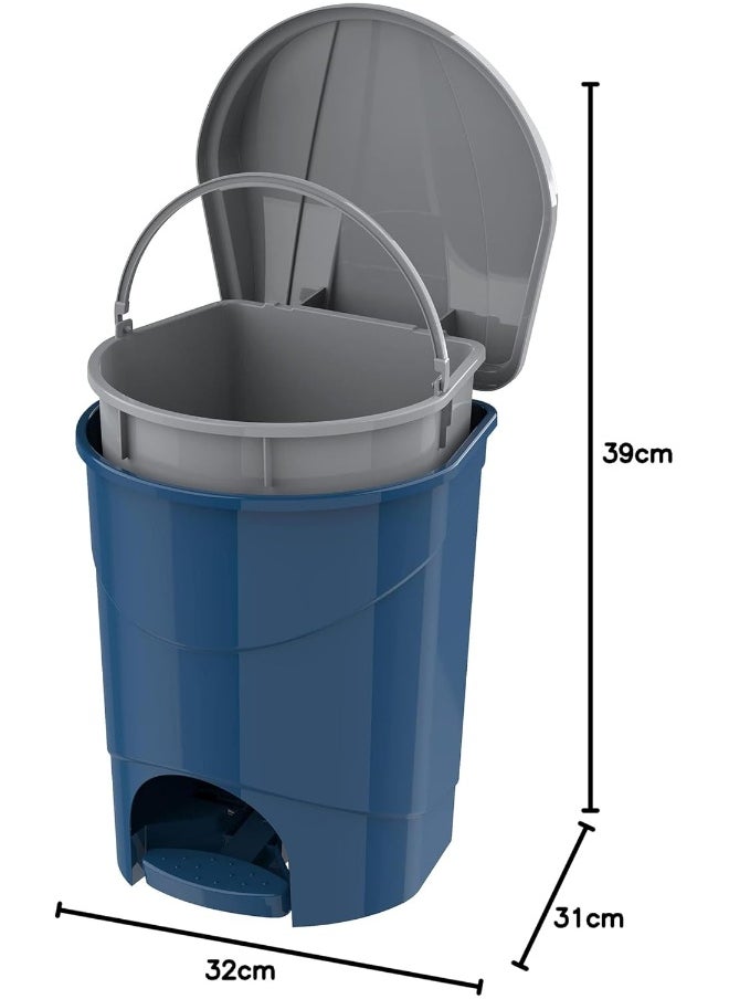 Cosmoplast Cosmoplast Plastic Pedal Trash Waste Bin 15 Liters  - Image 5