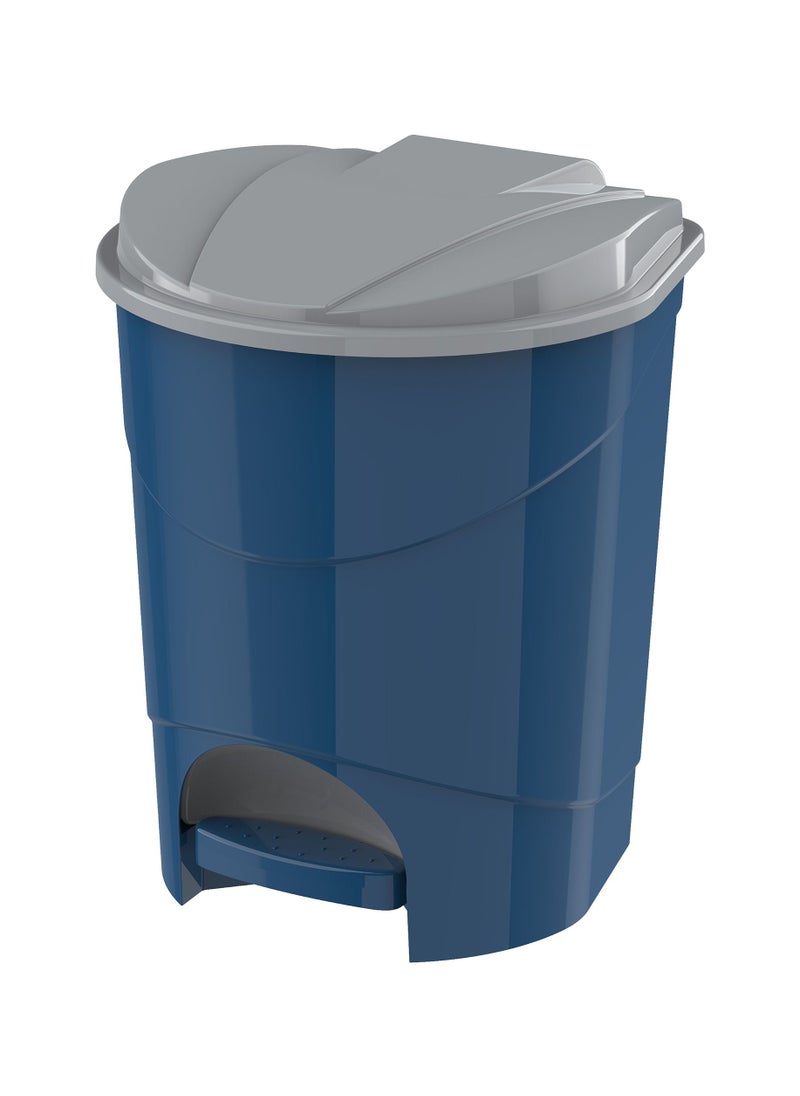 Cosmoplast 31x 32x 39 cm - 15L Pedal Waste Bin (Pearl Blue)  - Image 1