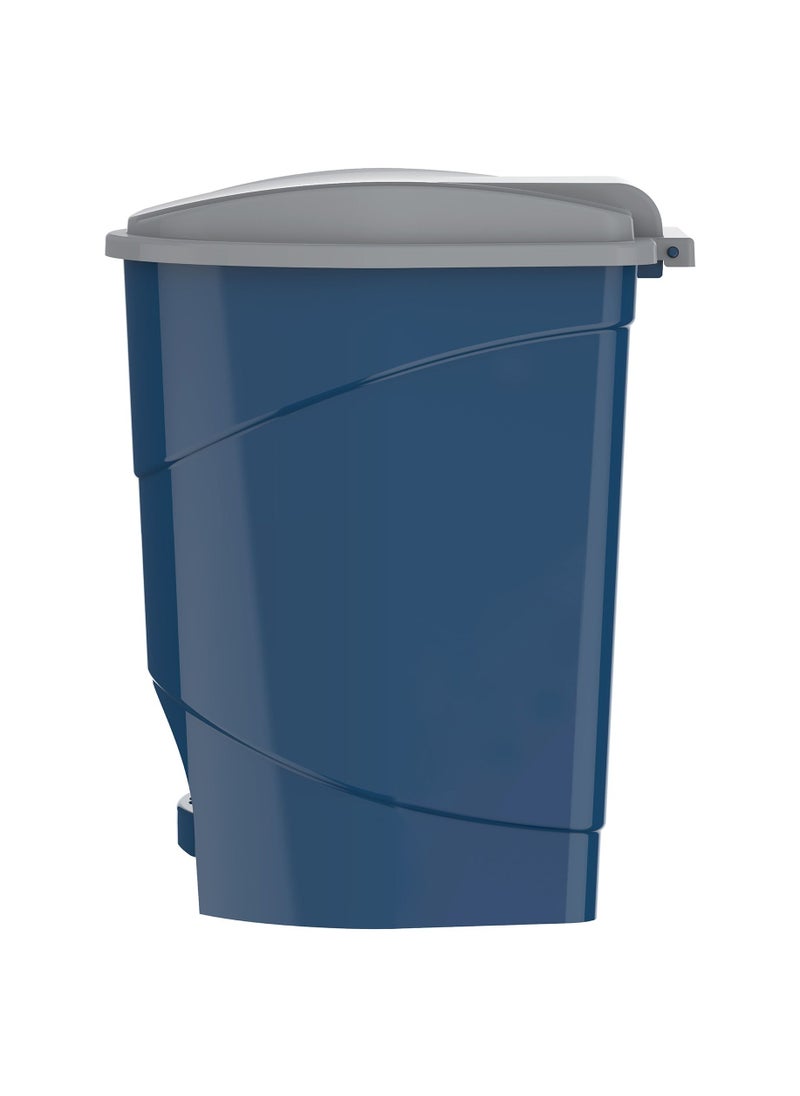 Cosmoplast 31x 32x 39 cm - 15L Pedal Waste Bin (Pearl Blue)  - Image 5