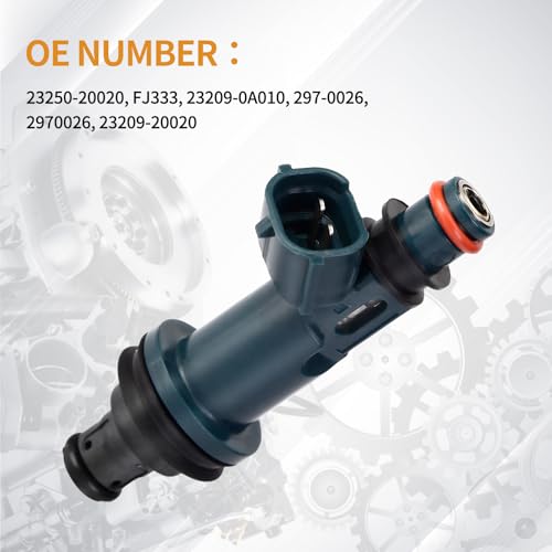 AISHAN 6CPS Fuel Injectors 2 Holes Compatible with Toyota Camry Solara Highlander Sienna Avalon Compatible with Lexus ES300 3.0L V6 Replace# 23250-20020 FJ333 23209-0A010 297-0026 2970026 23209-20020 - Image 5