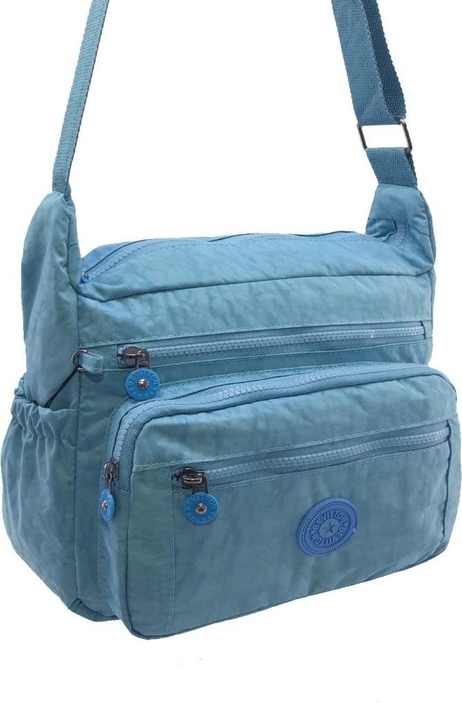 Baginn Klinkir Women's Messenger Bag Multi-Pocket Crossbody Rain Resistant Fabric  - Image 3