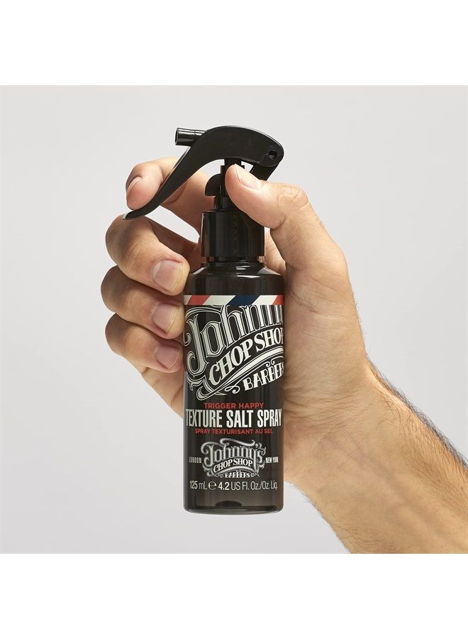 Johnny's Chop Shop Men's Hair Care and Grooming Trigger Happy Texturizing Salt Spray 4.22 fl oz (Pack of 1) - Image 4