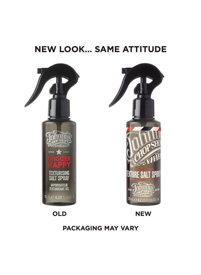 Johnny's Chop Shop Men's Hair Care and Grooming Trigger Happy Texturizing Salt Spray 4.22 fl oz (Pack of 1) - Image 2