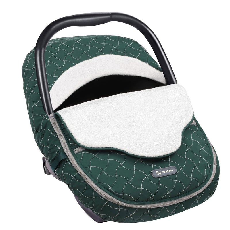 YOOFOSS Yoofoss Baby Stroller Bunting Bags Winter Carseat Canopies Cover to Protect Baby from Cold Wind Super Warm Plush Fleece Baby Carrier Cover for Infant Boys Girls