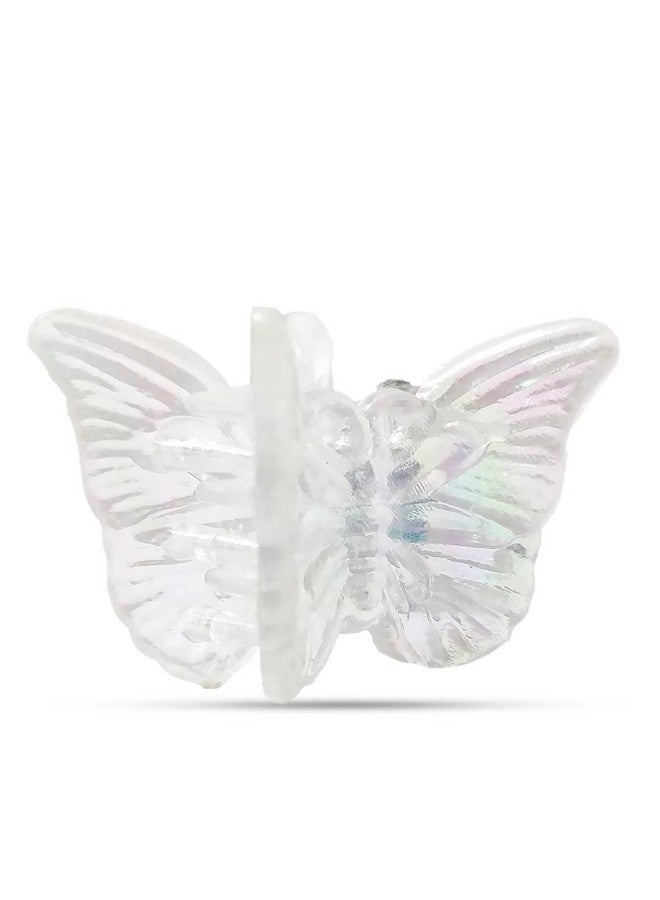 Fabula by OOMPH Jewellery Combo fo 10 Shimmer Butterfly Mini Hair Claw/Hair Clip for Women & Girls Stylish Latest (HSSK107_AMR2) - Image 3