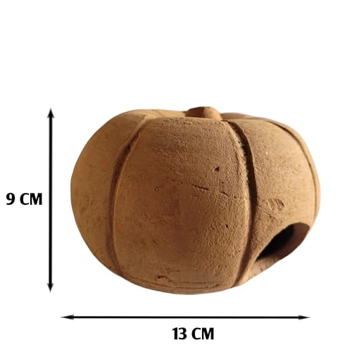 RUKDA Terracotta Aquarium Decoration – Fish Tank Cave Shelter, Ideal Breeding Hideout for Betta Fish, Shrimp, Goldfish, and Small Reptiles – Eco-Friendly & Safe (TerraPassage) - Image 2