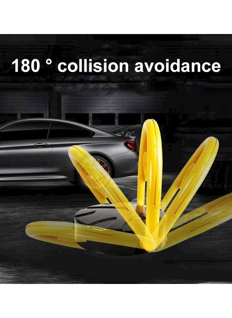 Scrolls Premium Automatic Car Parking Barrier Charged by Power Cable and Solar Panel, Weatherproof Galvanized Steel, Remote Control up to 50m, No Parking Barrier, Reserved Barrier 46X46X8cm  - Image 5