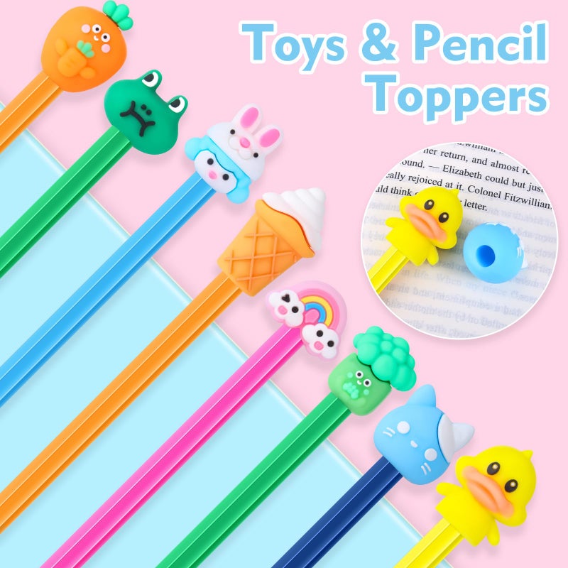 Joottuan 100 Pack Gumball Vending Machine Capsules with Cute Cartoon Mini Toy Small Filled Toys Capsules for Kindergarten Gift Christmas Easter Basket Stuffers Cute Egg - Image 5