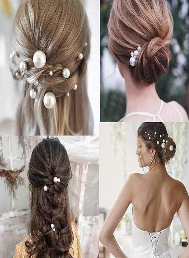 DHANABAPA Set of 18 pearl bridal hair pins. Wedding Hair Pins | Silver Hair Pin | Bridal Hairpins | Hair Pins for Wedding | Hair Accossries | Jewelry | Bridal Jewelry Hair Pin | Juda Pins | Silver. - Image 5