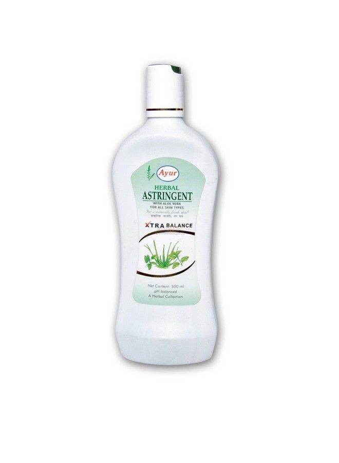Ayur Herbals Astringent With Aloe Vera Soothing & Cooling Skin (500Ml) - Image 2
