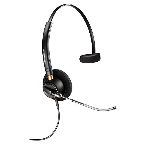 Poly Plantronics EncorePro HW510 Monaural Voice Tube Headset, Black - Image 1