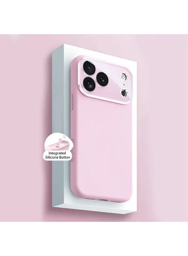White Liquid Silicone Case For iPhone 17 Pro Max With Camera Protection - Image 4