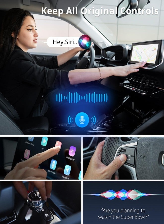UBeesize Wireless CarPlay Adapter for Easy Conversion from Wired to Wireless in 2017 and Newer Cars, Compatible with iPhone 6 and Above, iOS 10 and Above, and Android 11 and Above - Image 4
