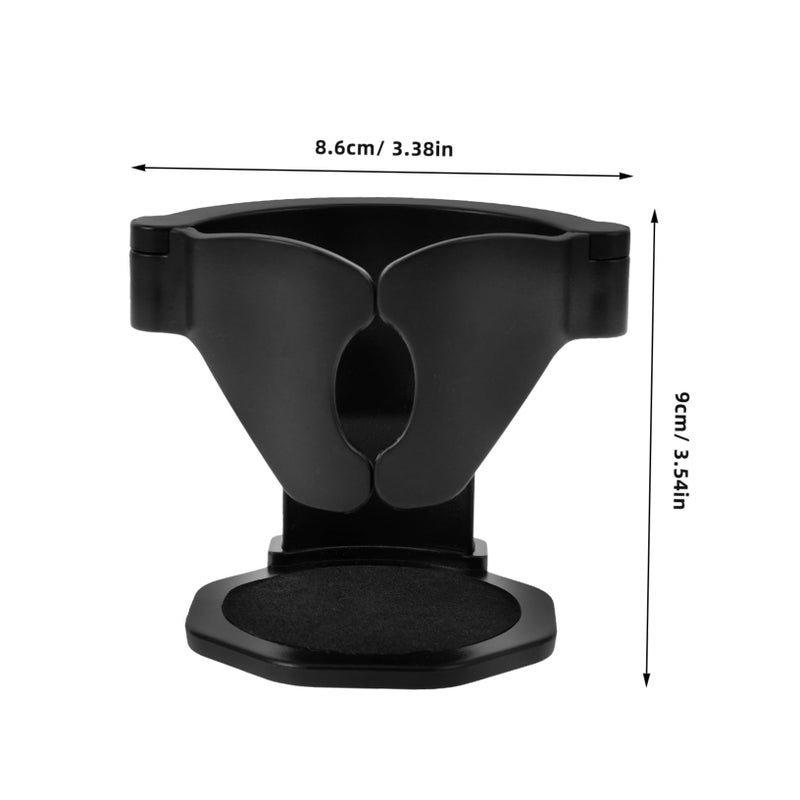 Car Cup Holder Multi-Functional Water Bottle Keys Organizer Easy Installation Black - Image 3