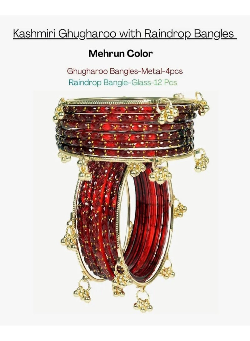 Kashmiri Ghungroo Raindrop Bangles Noor by fouzee - Image 1