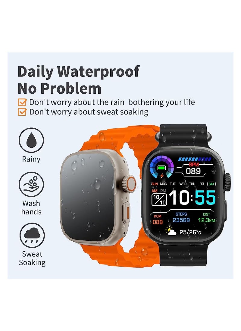 T800 Ultra Smart Watch Ultra Series8 NFC Smartwatch Call Waterproof Wireless Charging Fitness