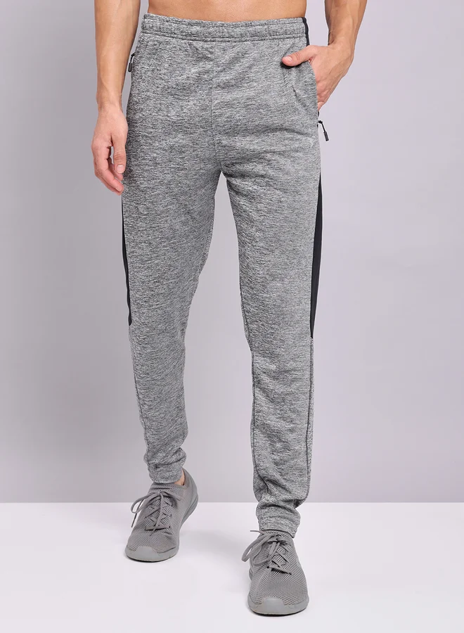 Technosport Technosport Men Melange Slim Fit Track Pants