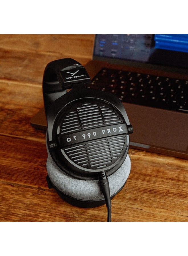 Beyer Dynamic بيري دايناميك Dt 990 برو X، سماعات رأس استوديو مفتوحة فوق الأذن للمراقبة، 48 أوم - Image 5