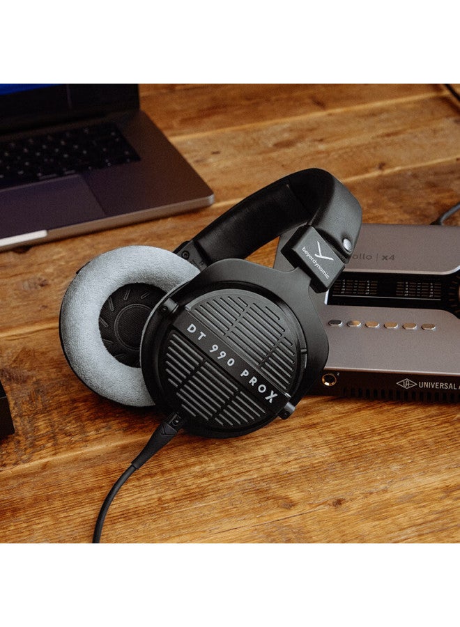 Beyer Dynamic بيري دايناميك Dt 990 برو X، سماعات رأس استوديو مفتوحة فوق الأذن للمراقبة، 48 أوم - Image 4