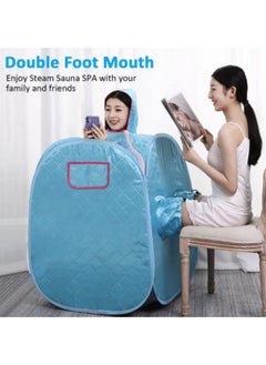 Portable Steam Sauna House With Bluetooth Control, Steamer 2L, Body Tent, Folding Chair, Personal Home Spa Center, Blue - pzsku/ZF6B66AFEFEE7C161F830Z/45/_/1705050857/9c199a23-8f62-4ee2-b1b1-1fe2ecbcbde0