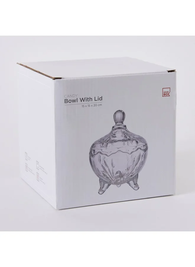 Home Box Candy Bowl with Lid 15 x 20 x 15 cm
