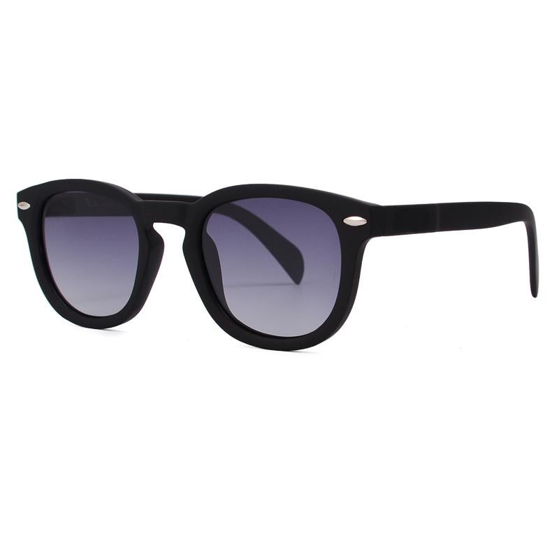 POLICE Men's Cycling Glasses Fashion Wayfarer Sunglasses Black Framed with Grey UV Lenses - Image 3