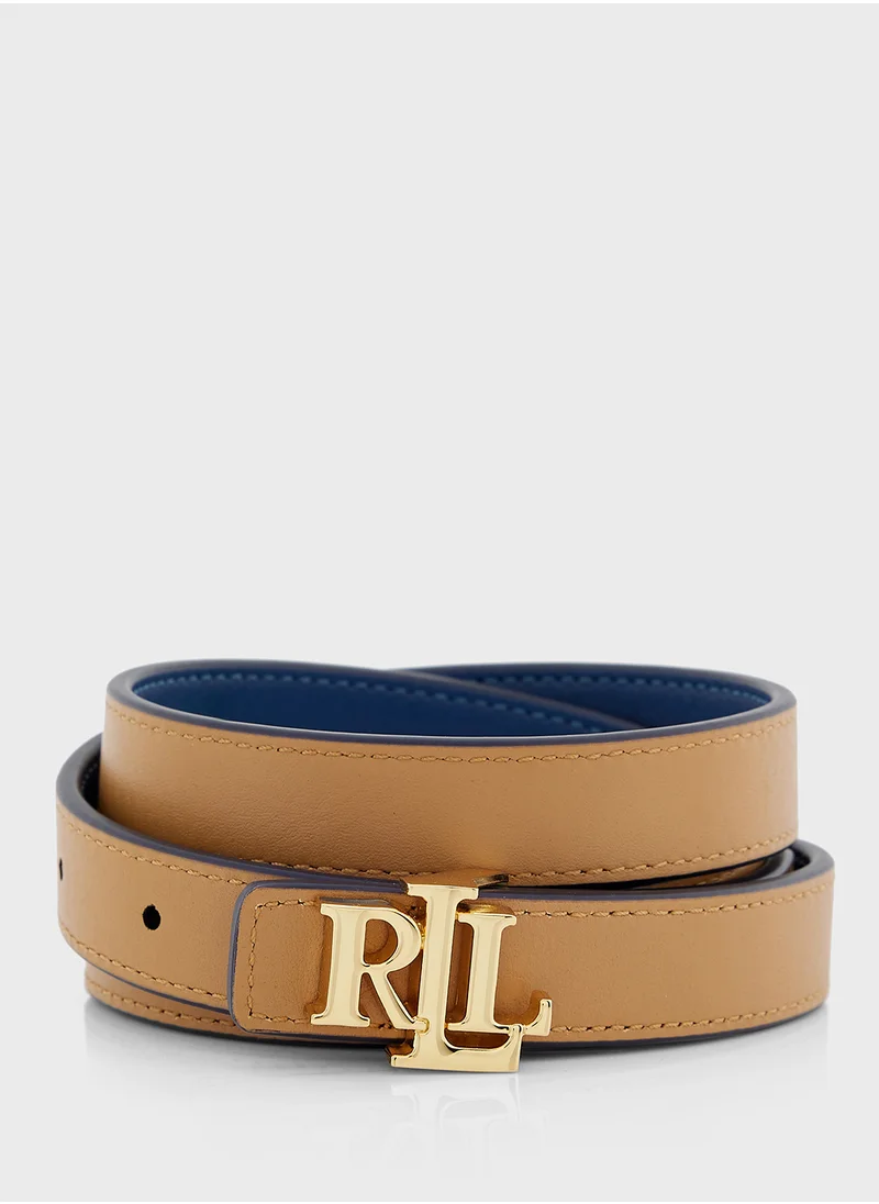 Lauren Ralph Lauren Reversable 20 Skinny Belt