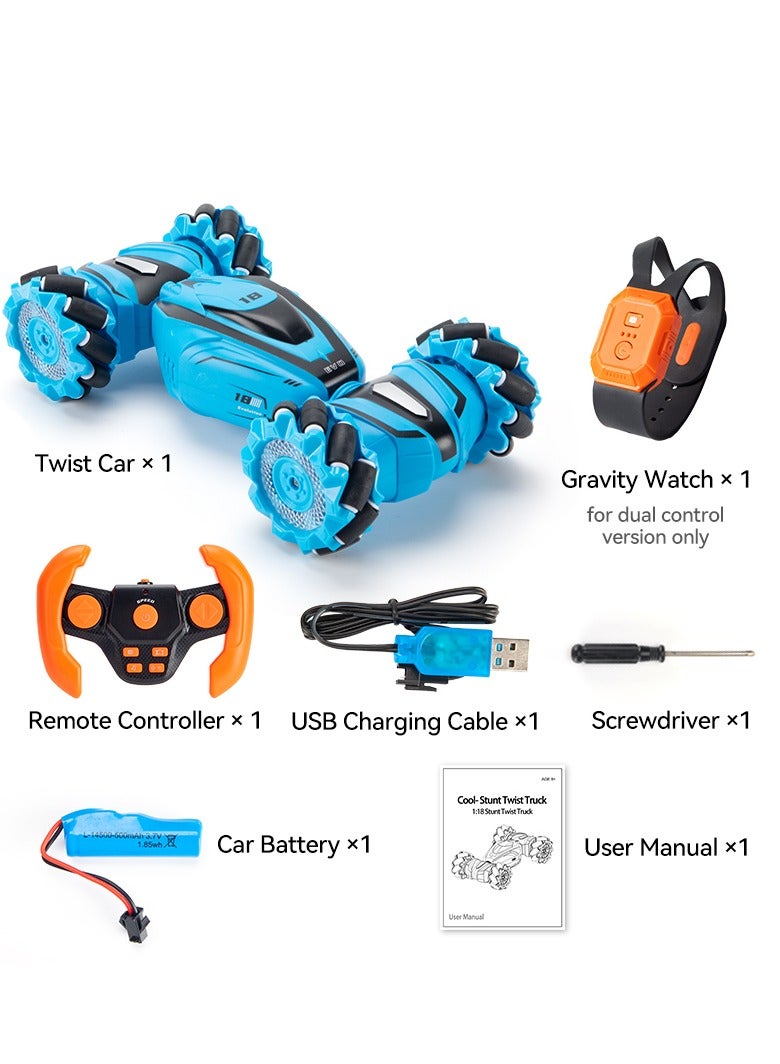 JJRC Remote Control Watch Gesture Sensor Deformable Electric Toy Car - Image 4