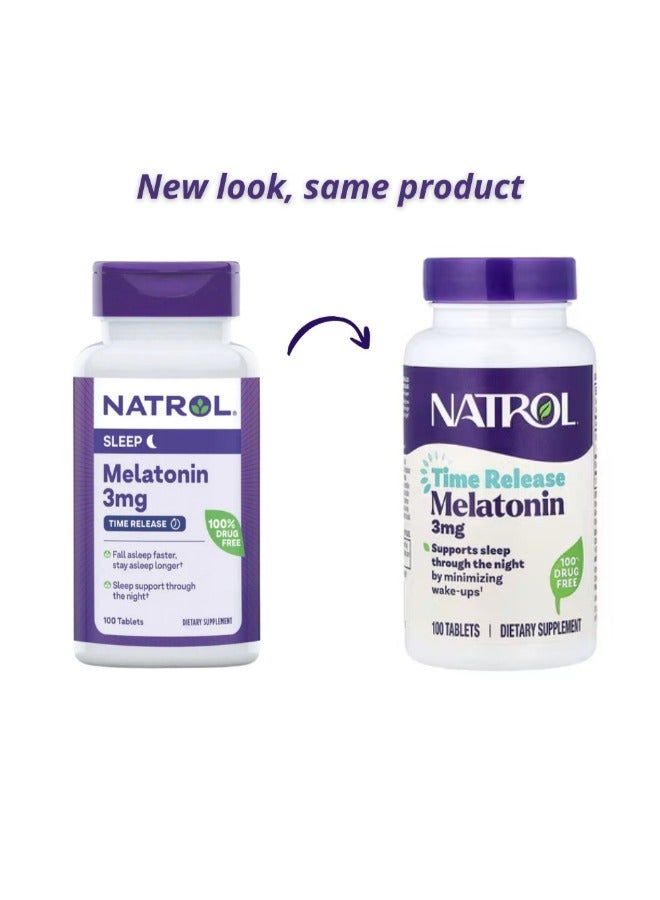 ناترول مكمل غذائي بالميلاتونين لدعم النوم - 100 قرص - Image 1