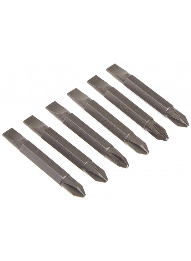 DEWALT Screwdriver Set, #2 Phillips / No. 8 Slotted Double Ended Bit, 6-Pack (DW2024B6) - Image 2