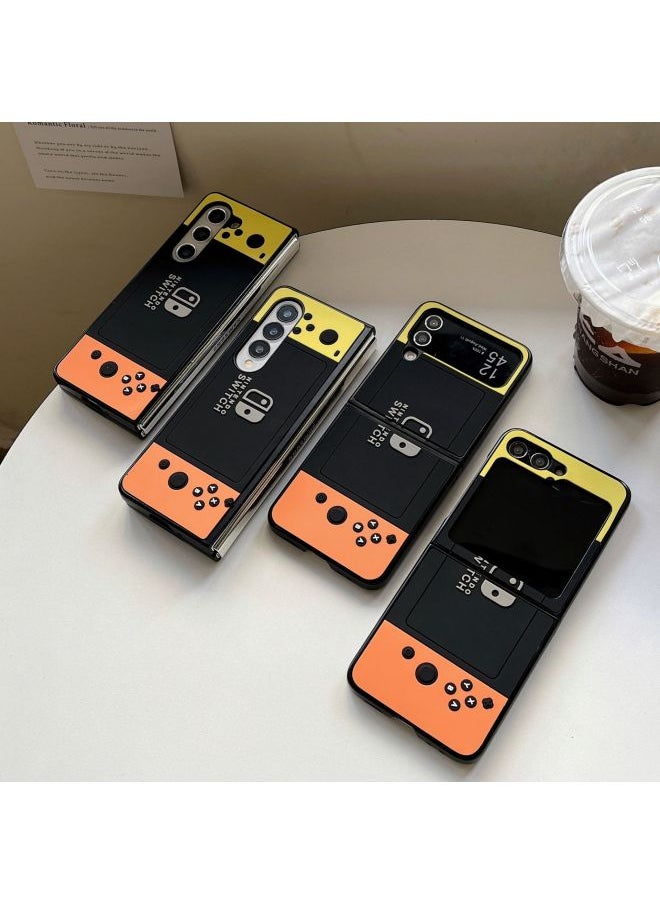 Generic - For SamsungZflip5/4 Folding Screen Phone Case Fold5/4 Flip Embossed Stereo Silicone Tide Personality-Color:Rocket Sidi-Applicable Model:Fold 3 - Image 1