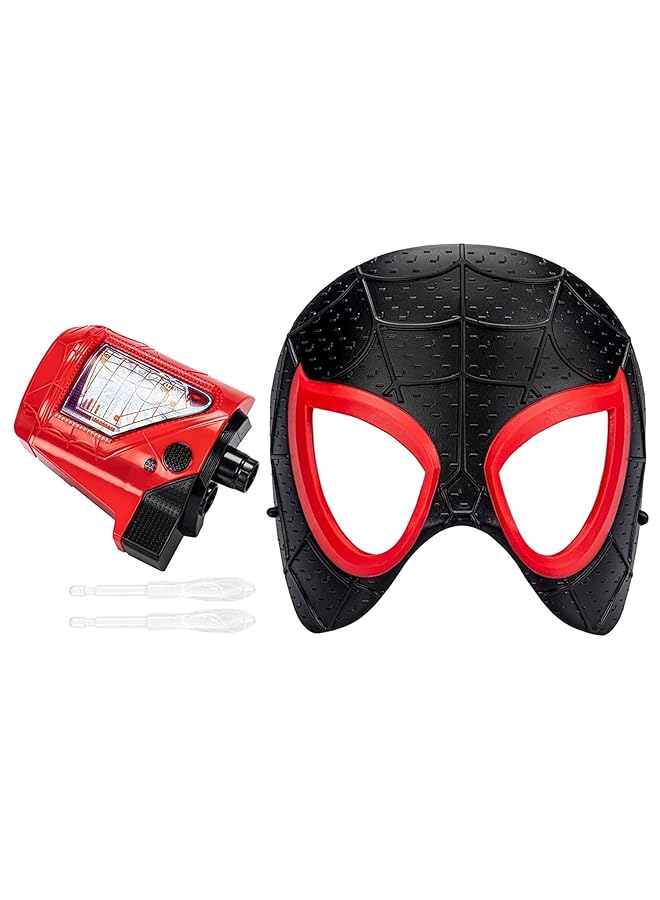 MARVEL Spider Man: Across The Spider Verse Miles Morales Web Shot Slinger Mask And Blaster Set For Kids Roleplay Toys For Kids Ages 5 And Up F3842 - Image 2