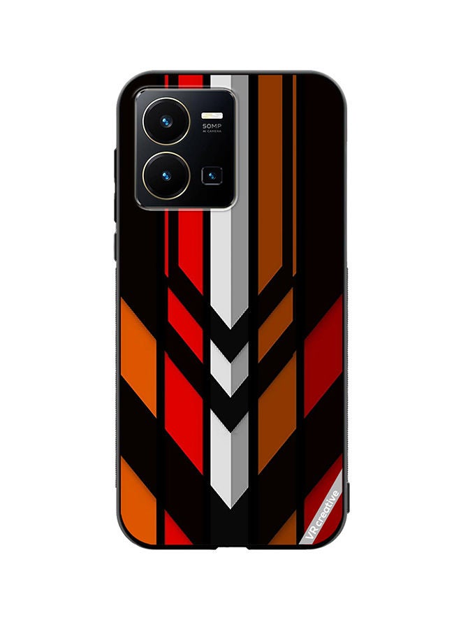 VR CREATIVE Protective Case Cover For Vivo Y35 Abstract Design Multicolour